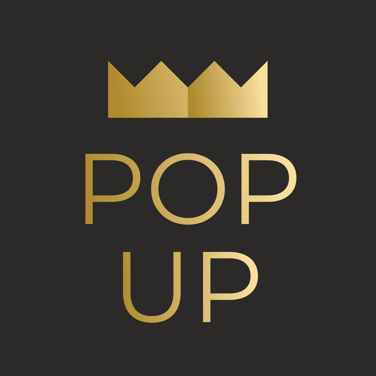 Popup king logo Popup king logo