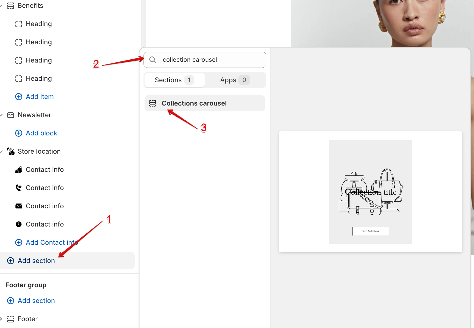 add carousel