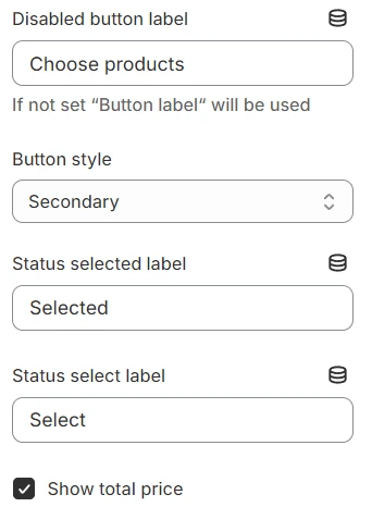 settings second image