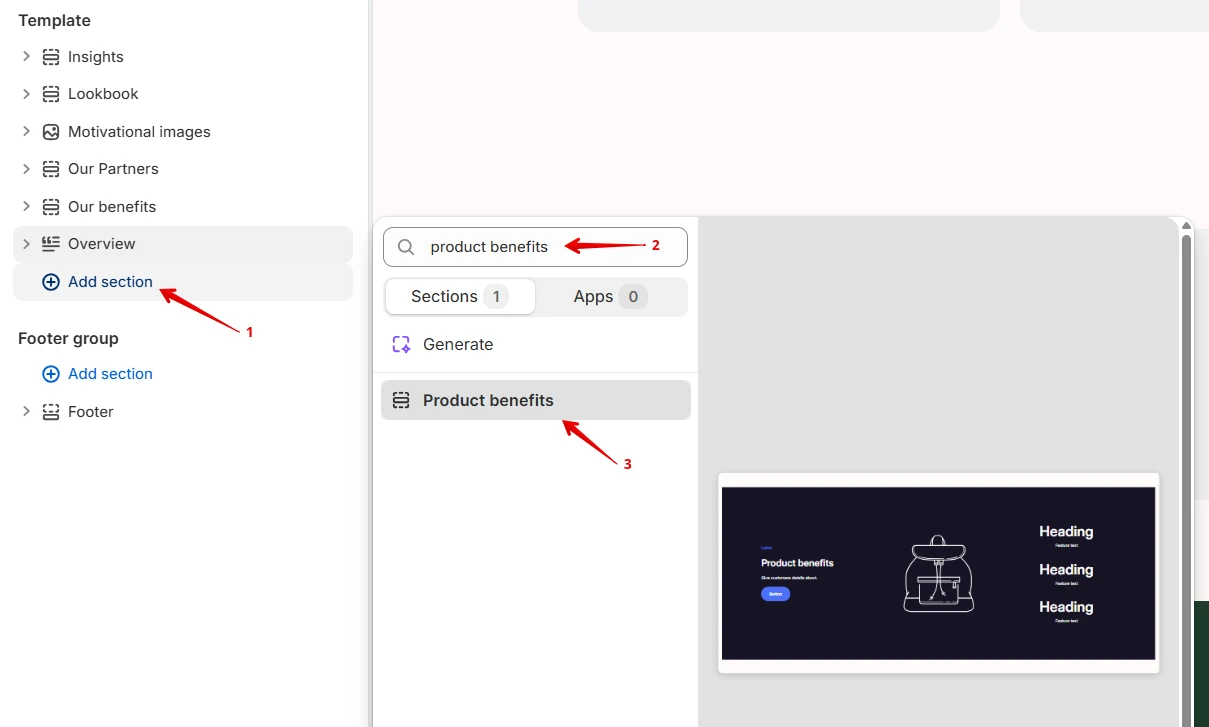 add product benefits