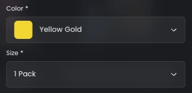Quick view dropdown