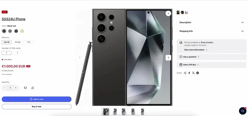 featured product preview