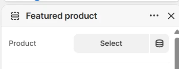 featured product - add product