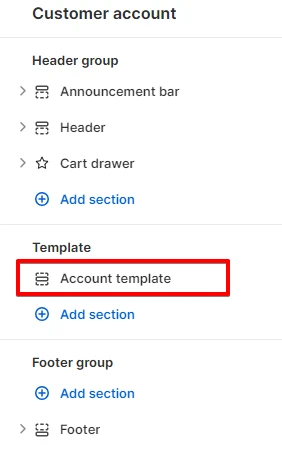 Adding a Section