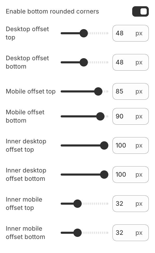 FAQ layout