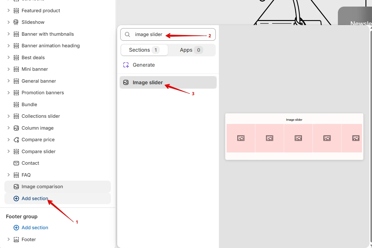 add image slider