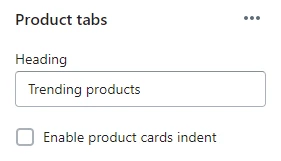 Product tabs (General)