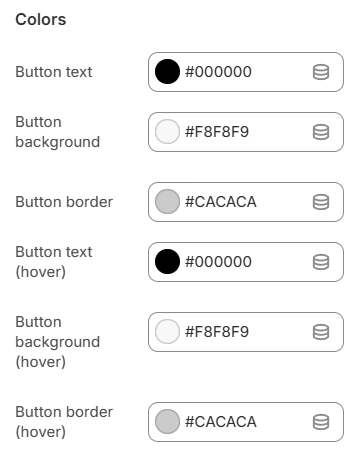 Collections carousel colors