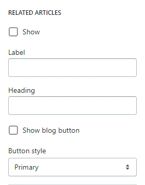 Article template (Related articles)