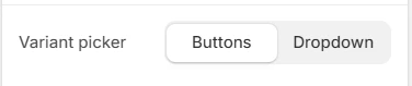 product template options block