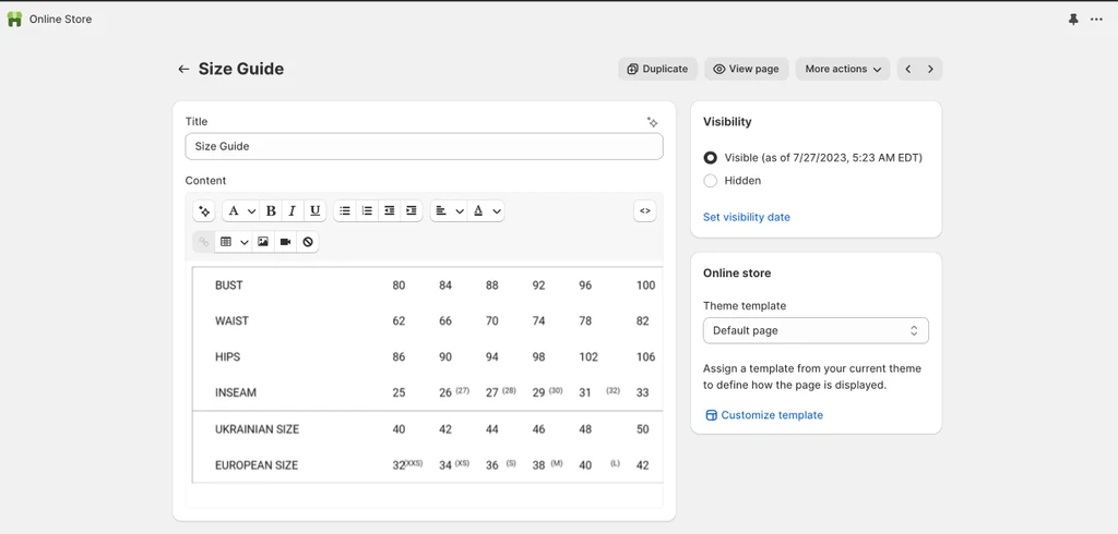 size-guide-page