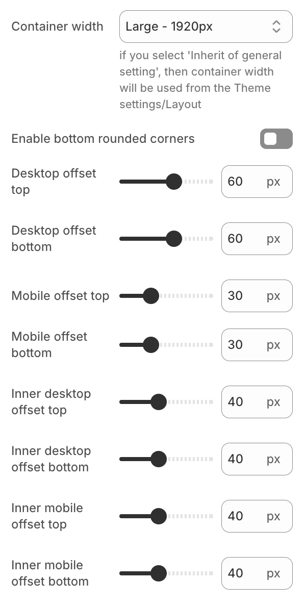 Collection list layout