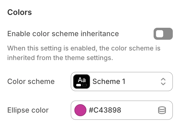 Blog template colors