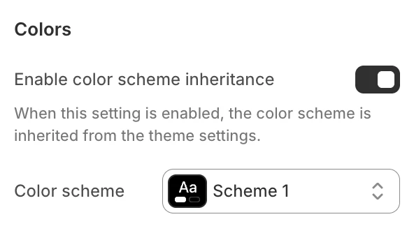 Store locator colors