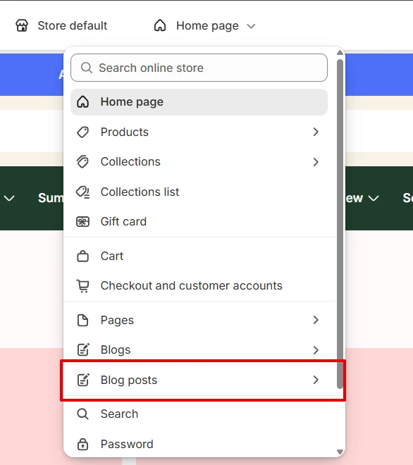 article customizer