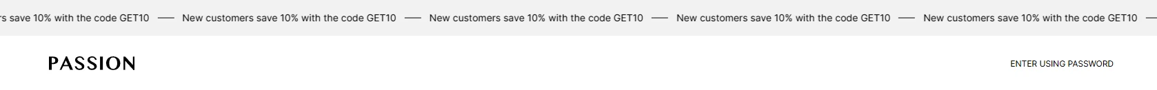 password header