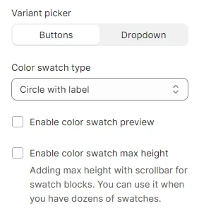 Block Options
