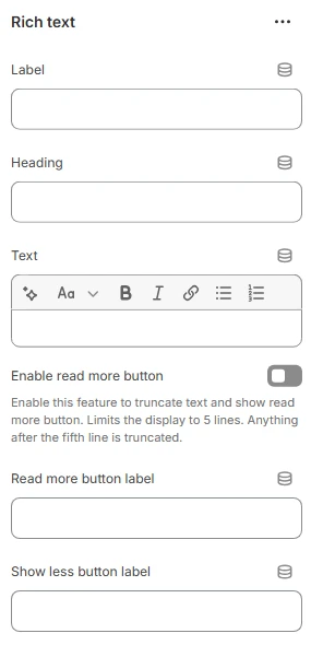 richtext-settings