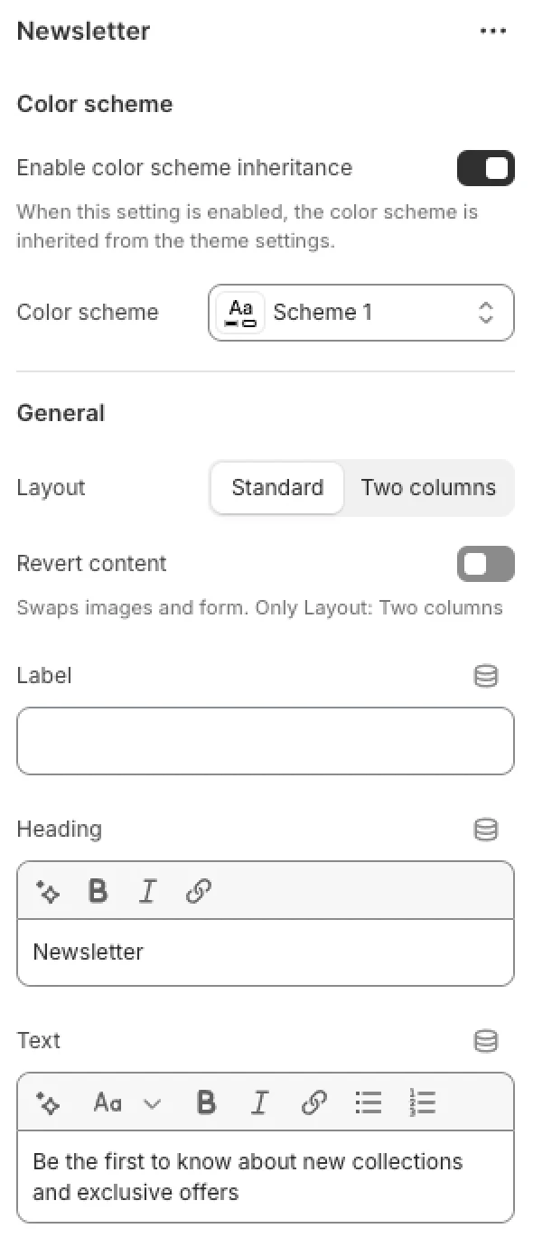 newsletter set