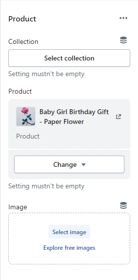 Best sellers (Blocks settings)