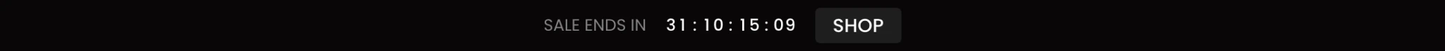 announcement bar countdown timer