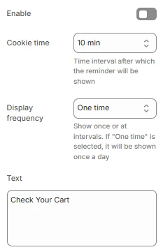 general settings