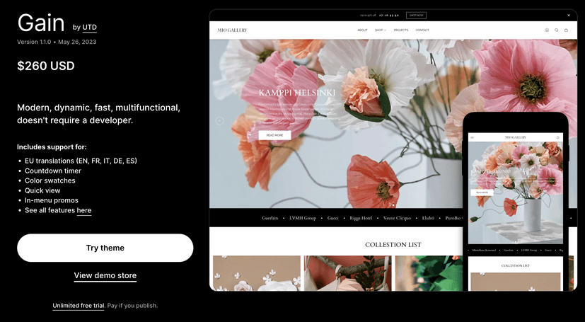Top 5 Shopify Themes and Their Top 5 Benefits