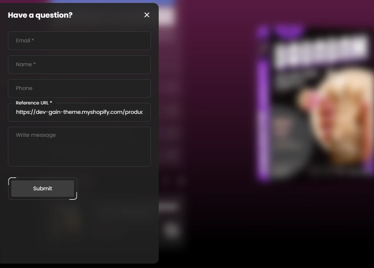 PDP Block ask a question