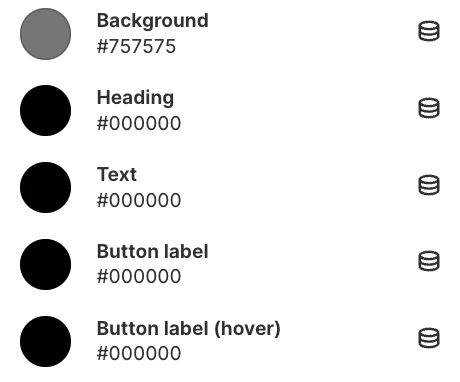 three part slide colors