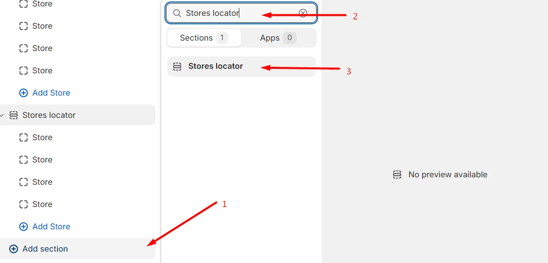 adding stores locator