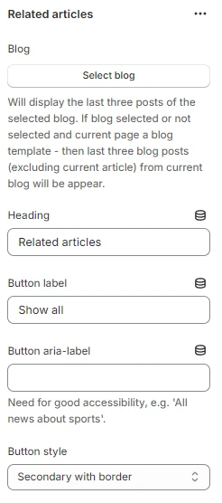 Related articles general