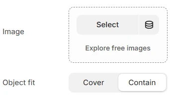 Image with text image settings