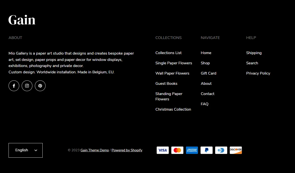 Footer (preview)