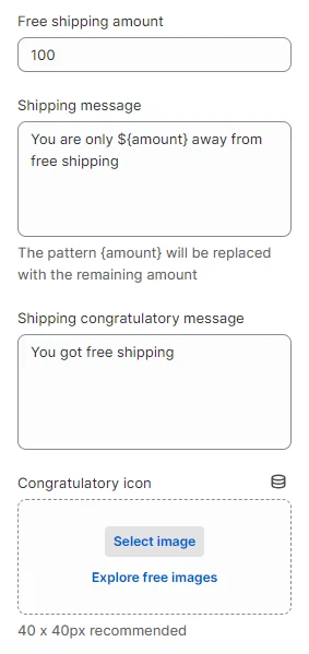 Block shipping bar