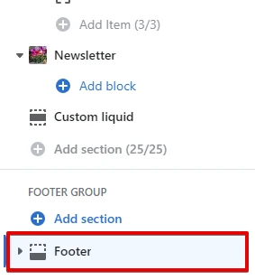 Footer (Adding)