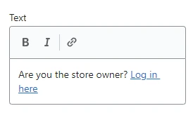 Password footer (general)