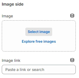 mega menu split media image side