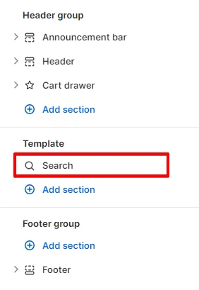 section adding
