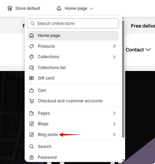 blog posts template
