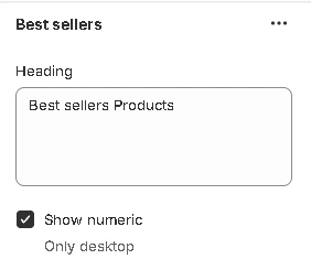 general settings