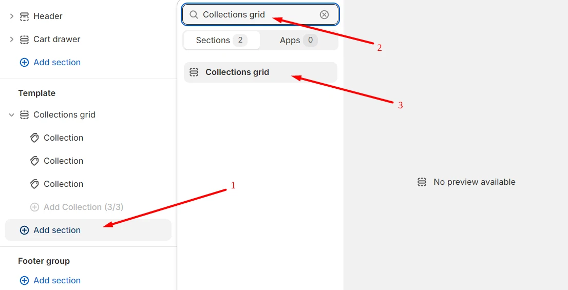 collections grid