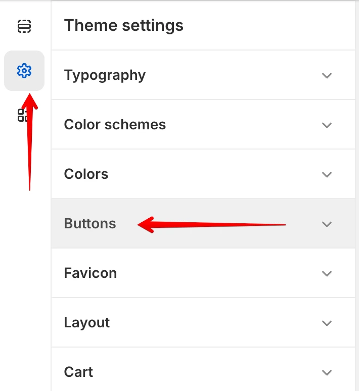 buttons setting