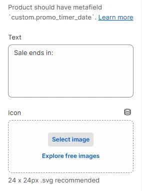 text settings