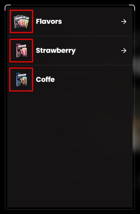 header burger menu icon