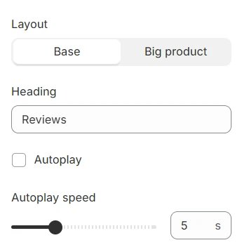 overview general settings