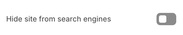 seo setting