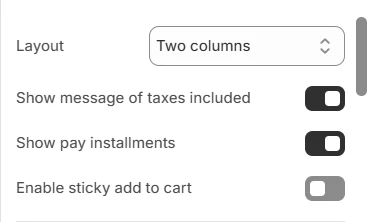 product template general