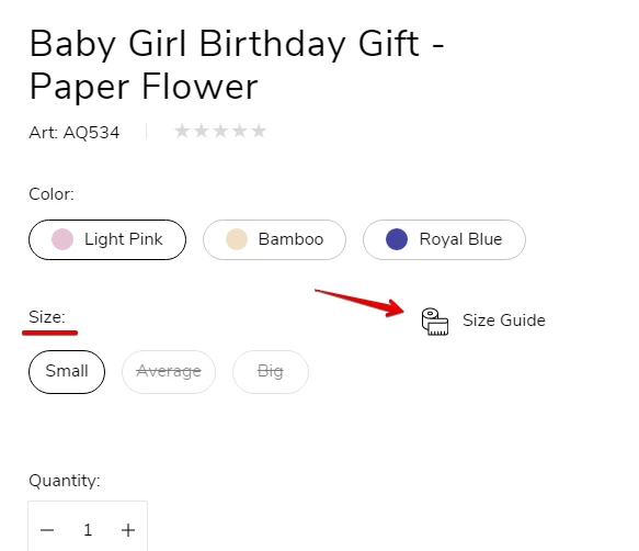 Featured product (Size guide 4)