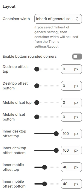 Blog posts layout