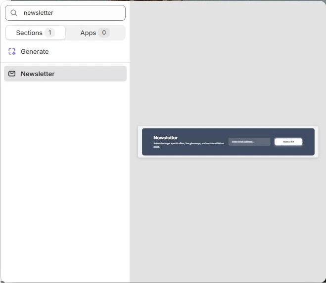 add newsletter